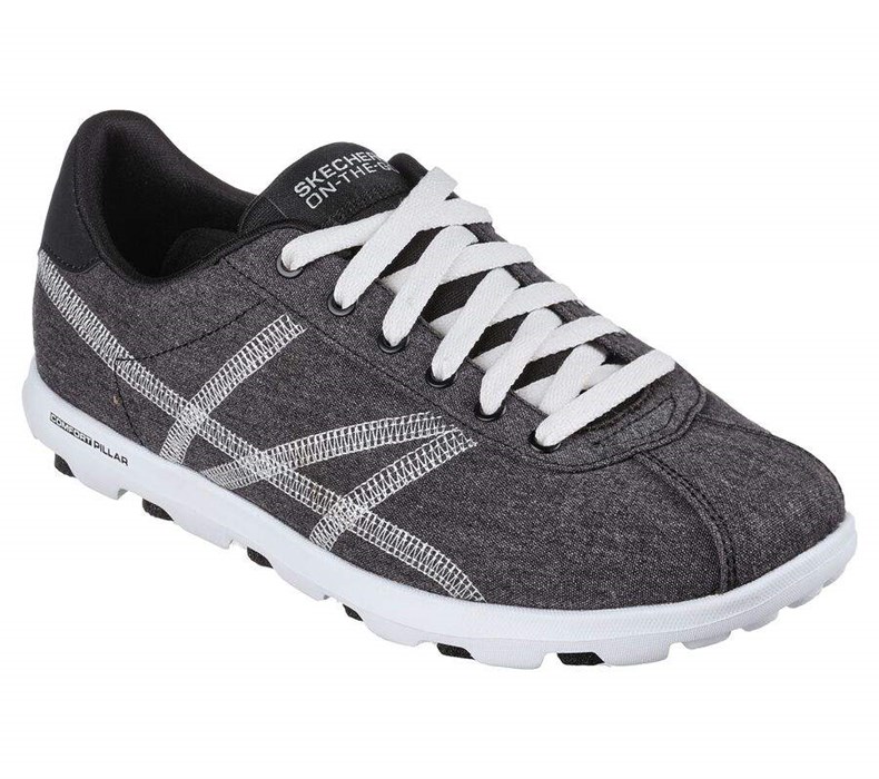 Dámské Boty Casual Skechers On-the-GO 2.0 - Timeless Černé Bílé | FUIESQL-30