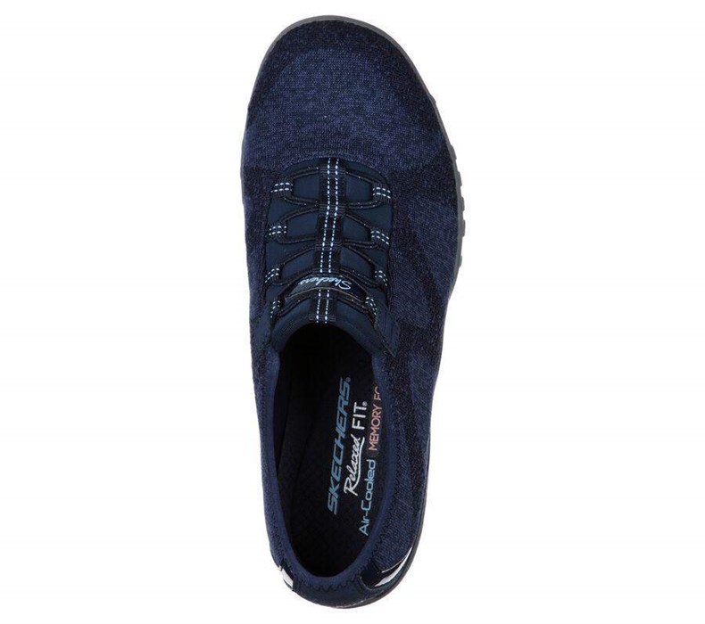 Dámské Boty Casual Skechers Relaxed Fit: Breathe-Easy - Opportuknity Tmavě Blankyt | GKLIDXE-46