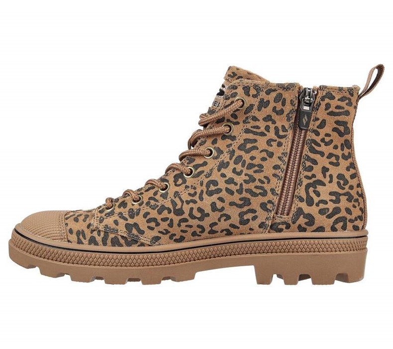 Dámské Boty Casual Skechers Roadies - Feline Fierce Leopard | PYIBNGW-81