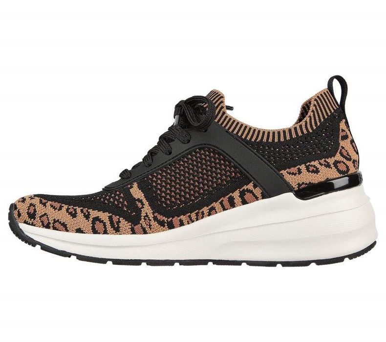 Dámské Boty Na Klínku Skechers Billion - Leopard Lady Černé Leopard | CEOFWLH-95