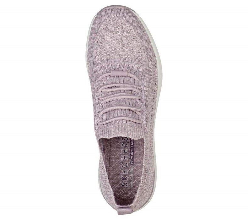 Dámské Boty Na Klínku Skechers Billion - Woven Walks Fialové | PHQLNDC-91