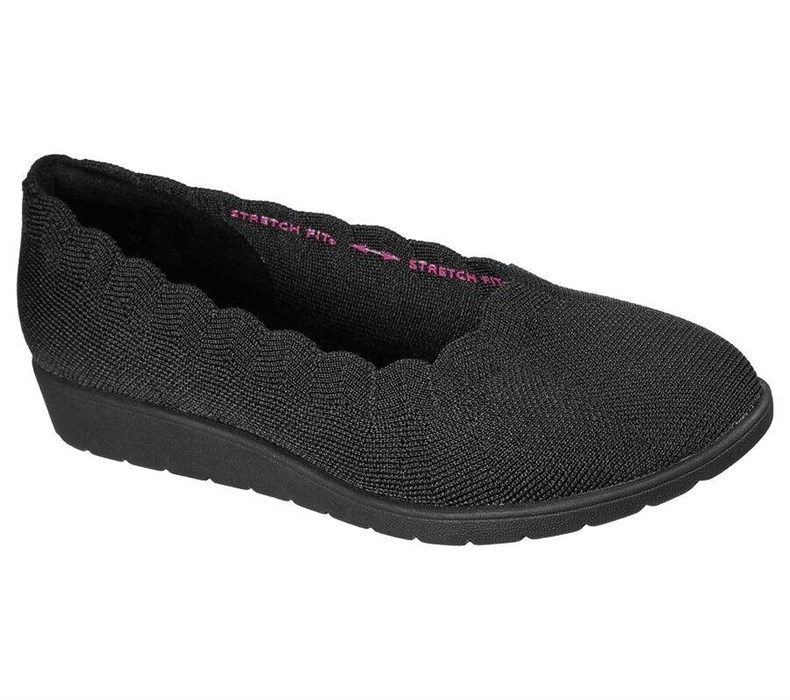 Dámské Boty Na Klínku Skechers Cleo Flex Klínku - Spellbind Černé | GSEUHYN-41