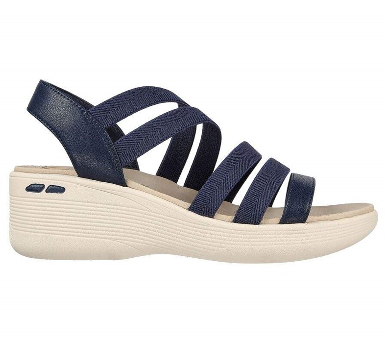 Dámské Boty Na Klínku Skechers Pier-Lite - All You Tmavě Blankyt | DCILUJS-08