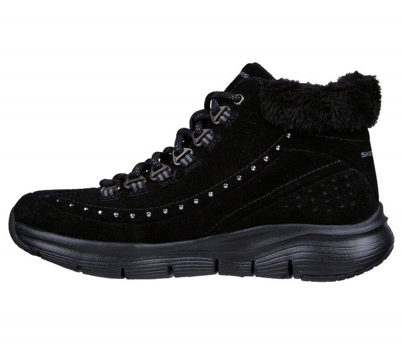 Dámské Boty Skechers Arch Fit - Goodnight Černé | EIQGFTZ-67