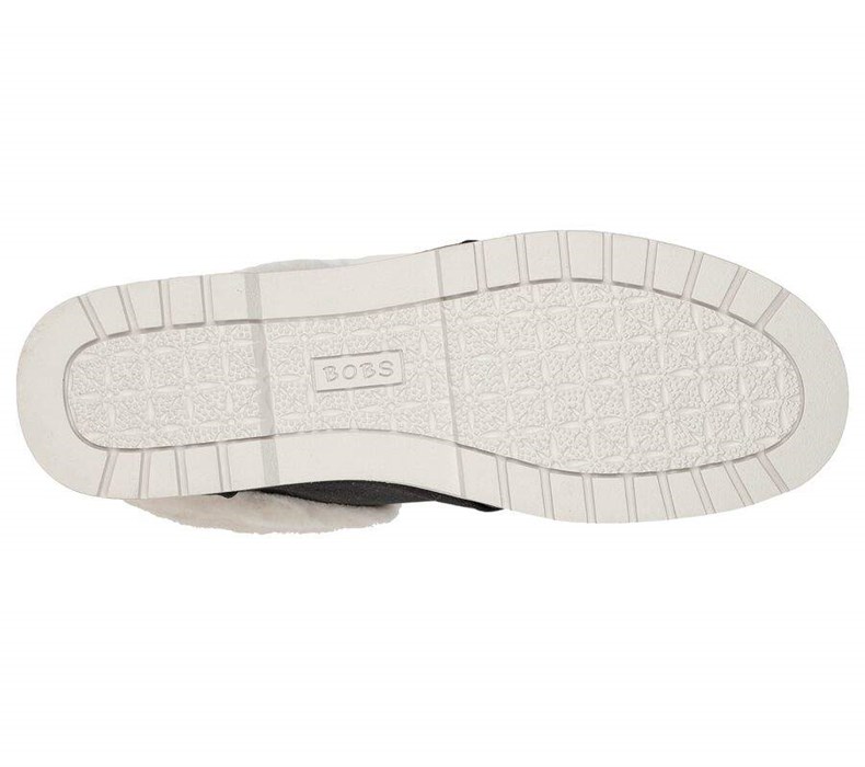 Dámské Boty Skechers BOBS Chill Lugs - Carefree Cozy Černé | LNTADOM-80