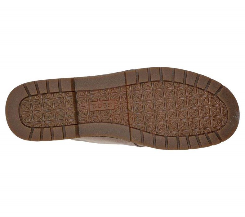 Dámské Boty Skechers BOBS Chill Lugs - Snuggle Life Hnědé | YDTRIAS-60