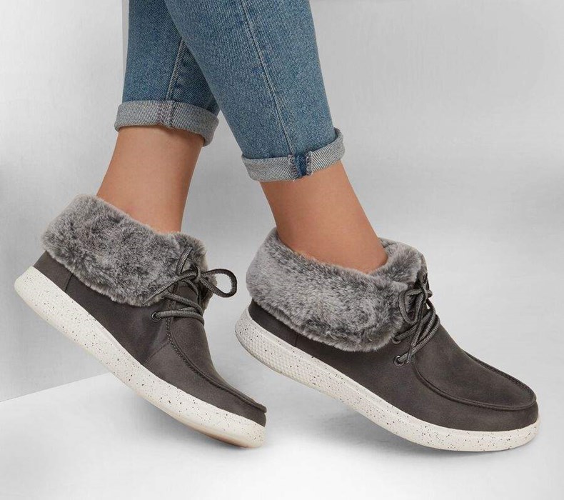 Dámské Boty Skechers BOBS Skipper - Hang Glider Šedé | EKIWUSD-90