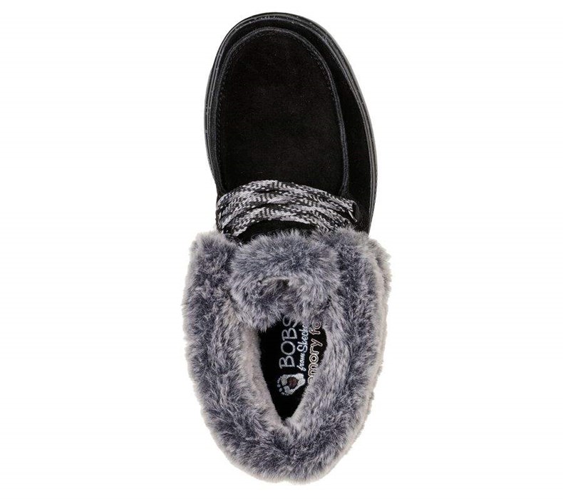 Dámské Boty Skechers BOBS Skipper - Mushers Delight Černé | WHIMKUC-92