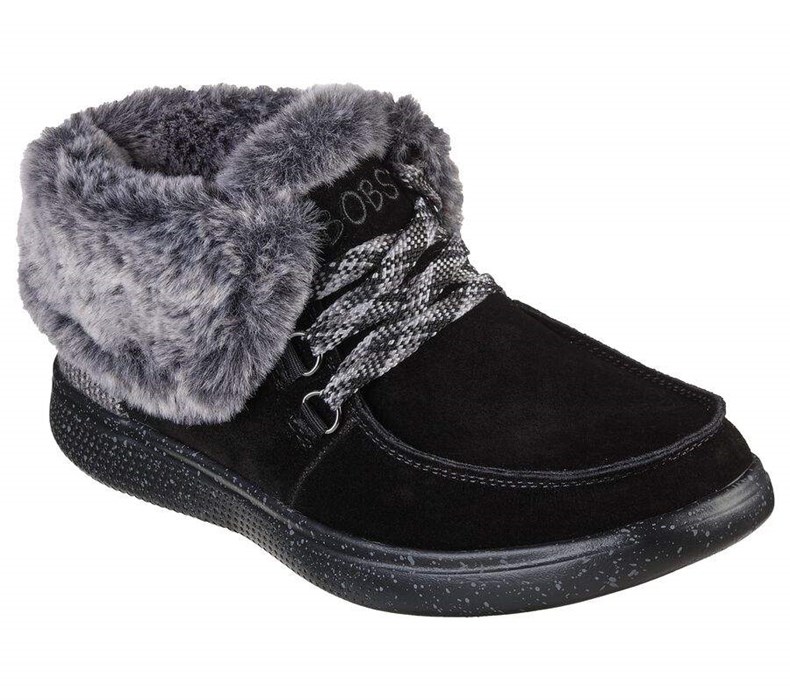 Dámské Boty Skechers BOBS Skipper - Mushers Delight Černé | WHIMKUC-92