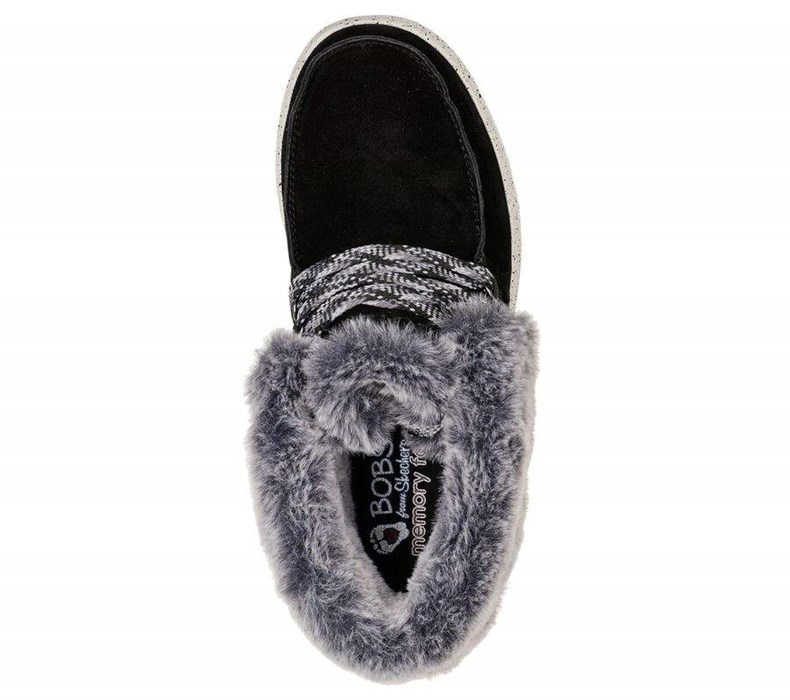 Dámské Boty Skechers BOBS Skipper - Mushers Delight Černé | YMJKWCQ-73