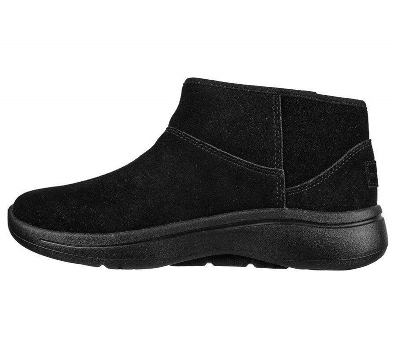 Dámské Boty Skechers GO WALK Arch Fit - Cute N Cozy Černé | RKBGMHU-91