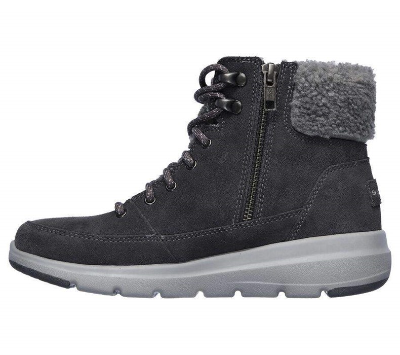 Dámské Boty Skechers On-the-GO Glacial Ultra - Woodlands Šedé | GOAEKIQ-89