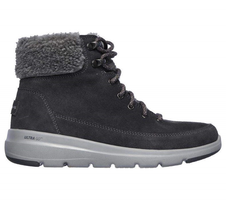 Dámské Boty Skechers On-the-GO Glacial Ultra - Woodlands Šedé | GOAEKIQ-89