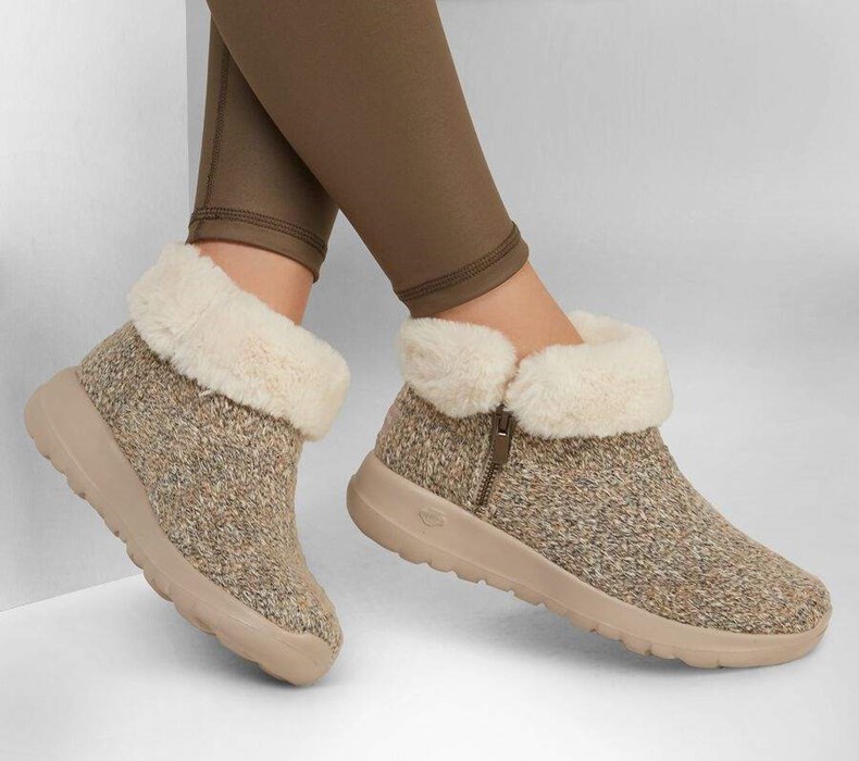 Dámské Boty Skechers On-the-GO Joy - Cozy Day Šedé | JXCUNRW-02