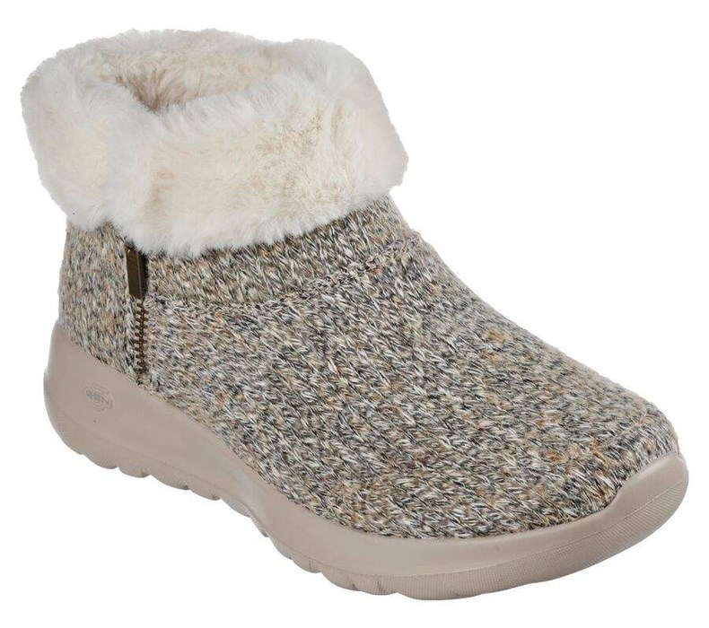 Dámské Boty Skechers On-the-GO Joy - Cozy Day Šedé | JXCUNRW-02