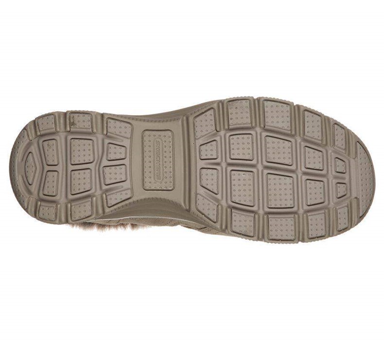 Dámské Boty Skechers Relaxed Fit: Easy Going - High Zip Světle Hnědé | DULSGXI-46