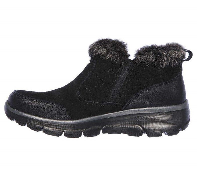 Dámské Boty Skechers Relaxed Fit: Easy Going - Girl Crush Černé | XWNPHST-06