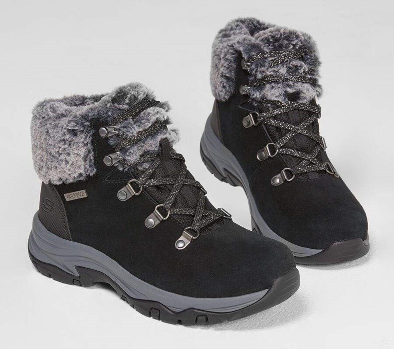 Dámské Boty Skechers Relaxed Fit: Trego - Falls Finest Černé | EGFANQP-67