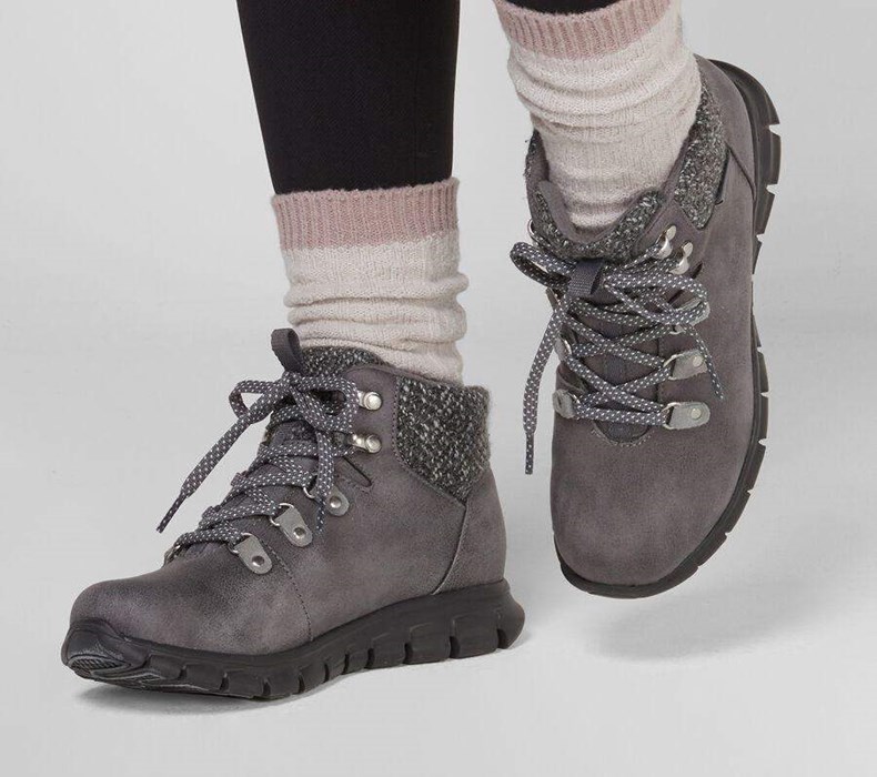 Dámské Boty Skechers Synergy - Cold Daze Šedé | MNKAQVC-08