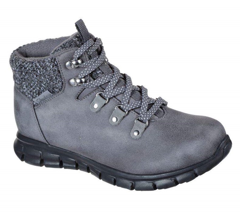 Dámské Boty Skechers Synergy - Cold Daze Šedé | MNKAQVC-08