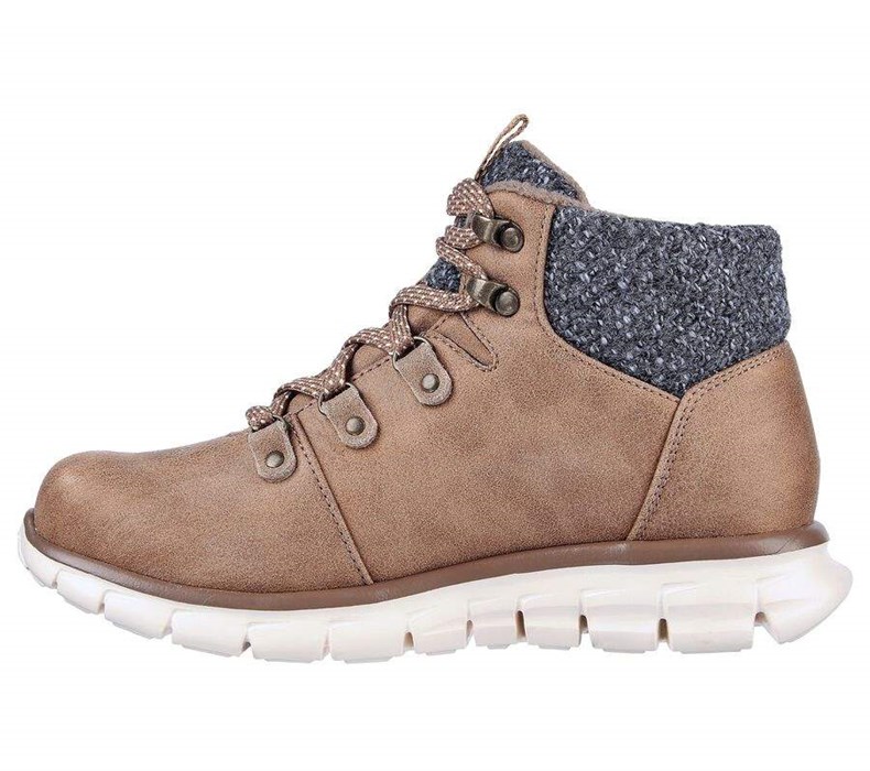 Dámské Boty Skechers Synergy - Cold Daze Šedé Hnědé | RYTBFQS-24