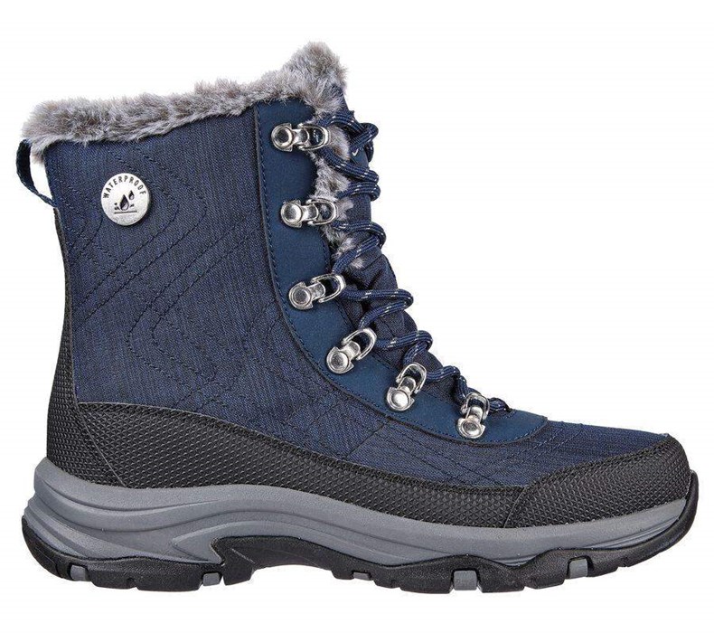 Dámské Boty Skechers Trego - Cold Blues Tmavě Blankyt | WLCJIEM-46