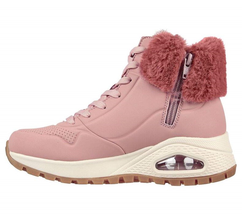 Dámské Boty Skechers Uno Rugged - Fall Air Růžové | LKWFVBO-83