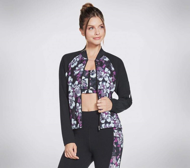 Dámské Bundy Skechers Apparel Orchid Bloom Bomber Viacfarebný | EPIMFBL-07