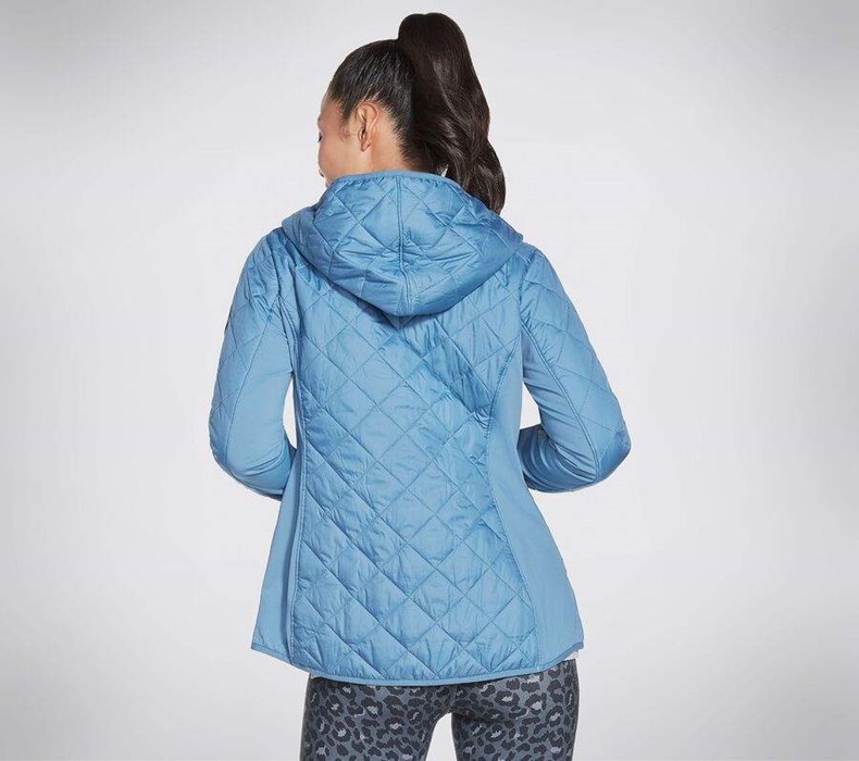 Dámské Bundy Skechers GOwalk Wear Everyday Puffer Blankyt | SYEQIWC-35