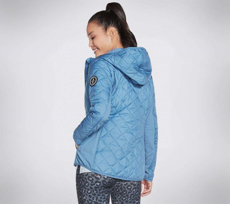 Dámské Bundy Skechers GOwalk Wear Everyday Puffer Blankyt | SYEQIWC-35