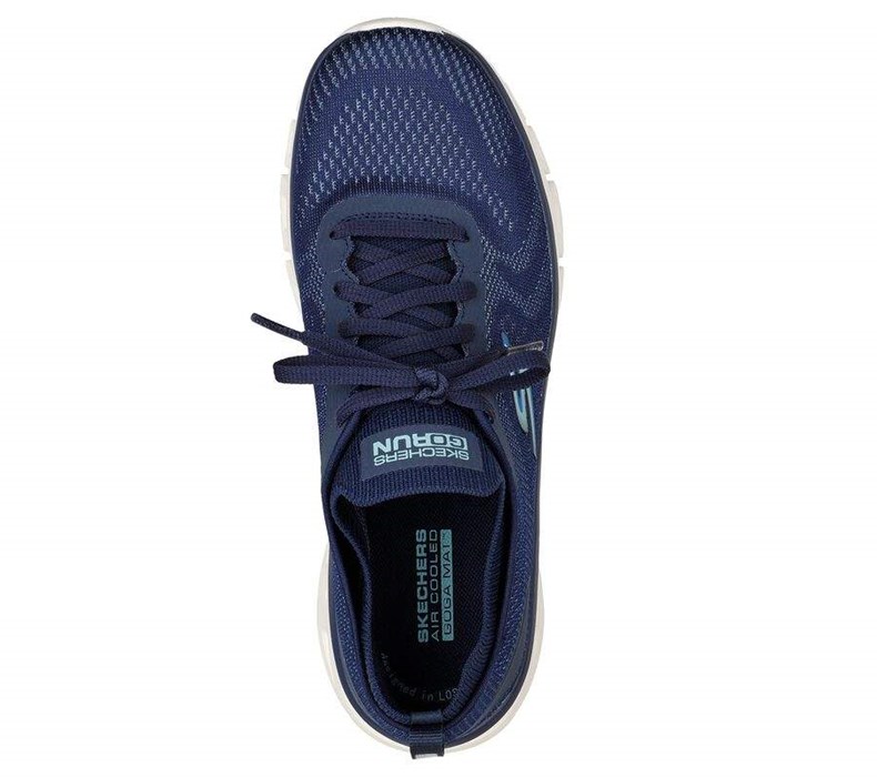 Dámské Běžecké Boty Skechers GO RUN Glide-Step Flex - Skylar Tmavě Blankyt | MEIWBHN-63