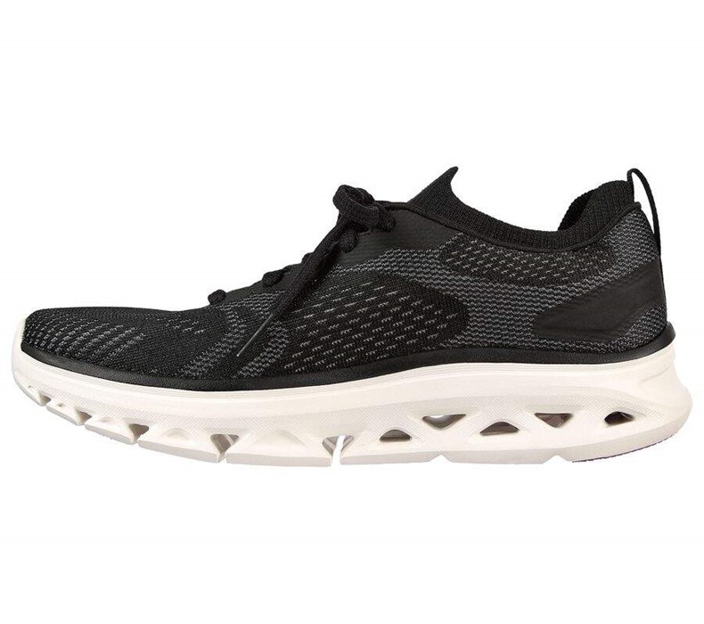 Dámské Běžecké Boty Skechers GO RUN Glide-Step Flex - Skylar Černé Bílé | QJNUOYL-91