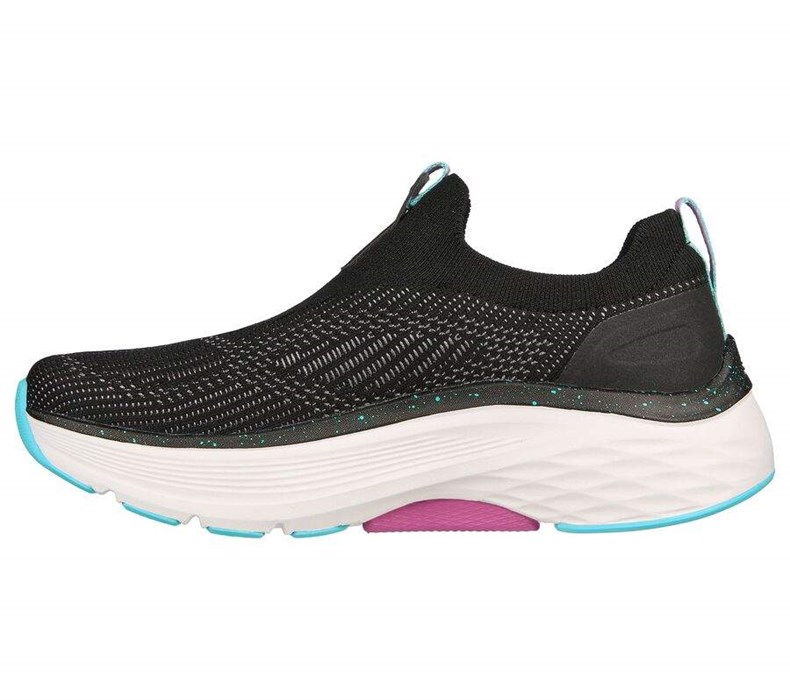 Dámské Běžecké Boty Skechers Max Cushioning Arch Fit - Myrona Černé Světle Tyrkysové | UHRQOLK-21