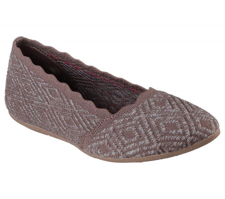 Dámské Flats Skechers Cleo 2.0 Tmavě Šedé Hnědé | PTAVQRW-89