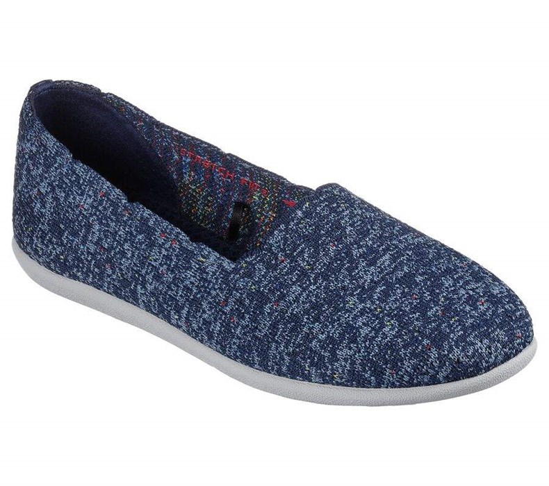 Dámské Flats Skechers Cleo Sportovní - Soo Groovy Tmavě Blankyt Blankyt | FGBWVYP-06