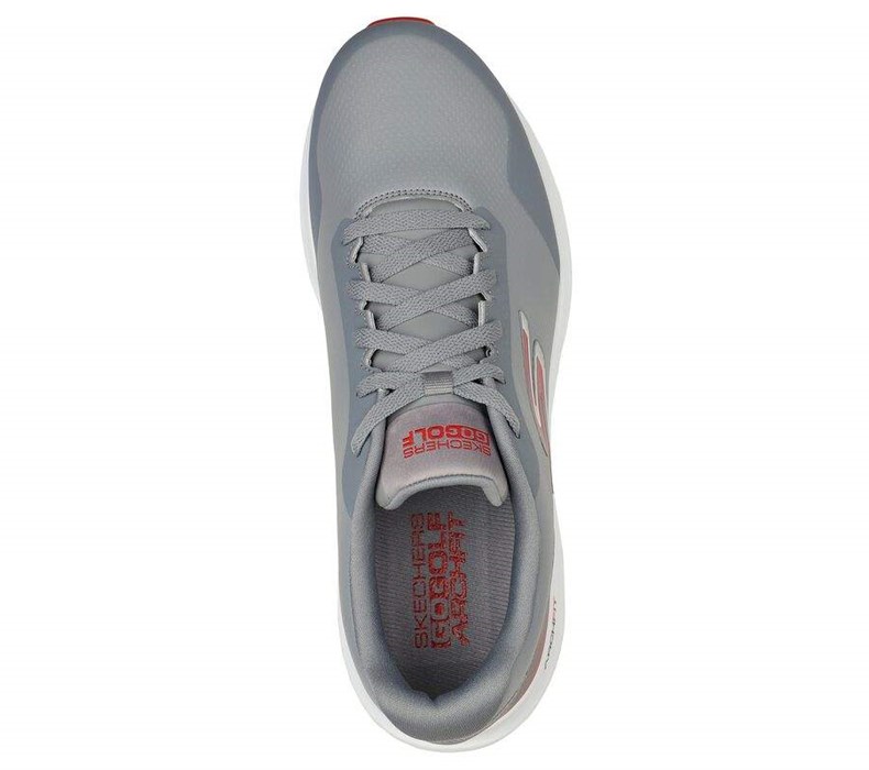 Dámské Golfové Boty Skechers Arch Fit GO GOLF Max 2 Šedé Červené | EYNDFQB-69