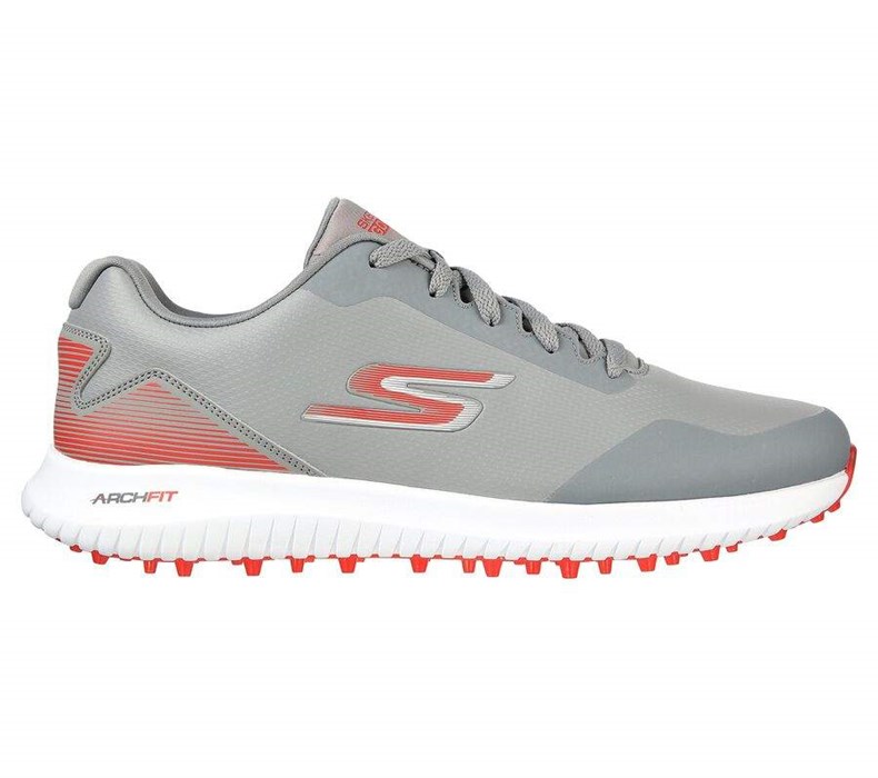 Dámské Golfové Boty Skechers Arch Fit GO GOLF Max 2 Šedé Červené | EYNDFQB-69