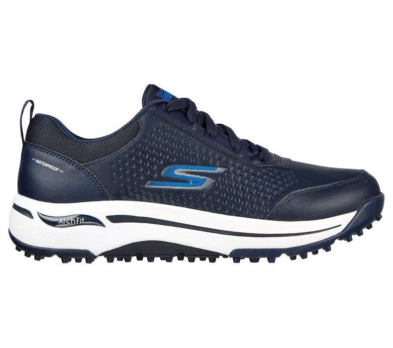 Dámské Golfové Boty Skechers GO GOLF Arch Fit - Set Up Tmavě Blankyt Blankyt | CVZDMWL-42