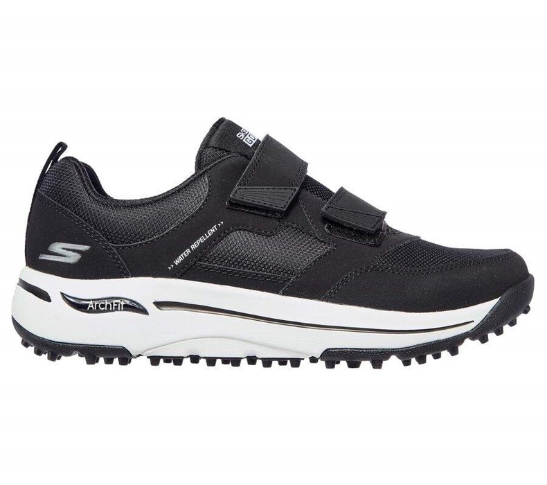 Dámské Golfové Boty Skechers GO GOLF Arch Fit - Front Nine Černé Bílé | KADUJQT-97