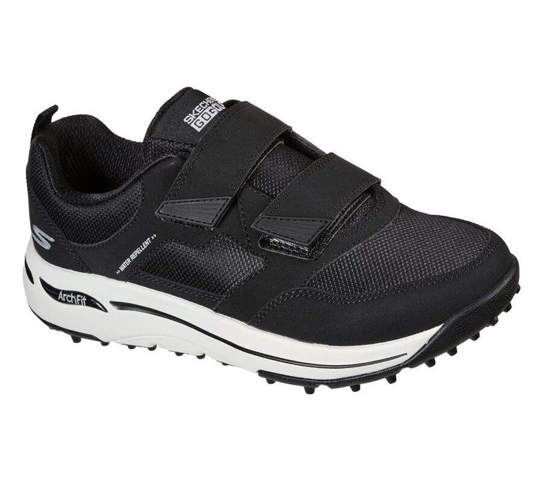 Dámské Golfové Boty Skechers GO GOLF Arch Fit - Front Nine Černé Bílé | KADUJQT-97