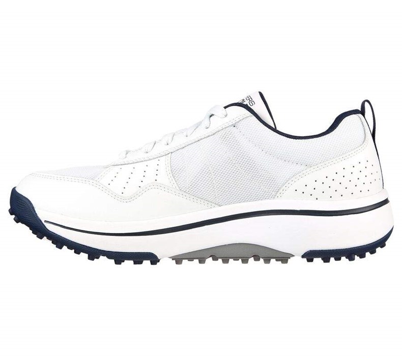 Dámské Golfové Boty Skechers GO GOLF Arch Fit - Line Up Bílé Tmavě Blankyt | NSIFHGD-20