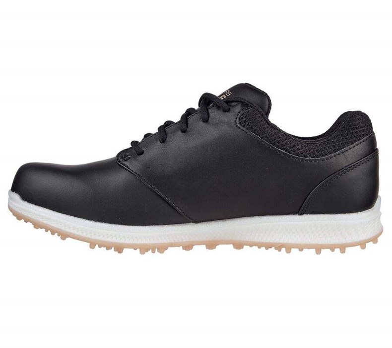 Dámské Golfové Boty Skechers GO GOLF Elite 4 Hyper Černé Růžové Zlaté | CFHTESV-92