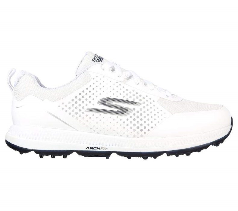 Dámské Golfové Boty Skechers GO GOLF Elite 5 Sportovní Bílé Tmavě Blankyt | CILWZPQ-27