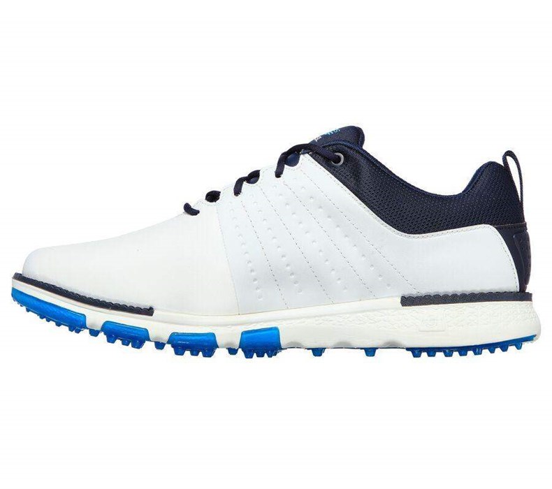 Dámské Golfové Boty Skechers GO GOLF Elite - Tour SL Bílé Tmavě Blankyt | XMCFDQG-04