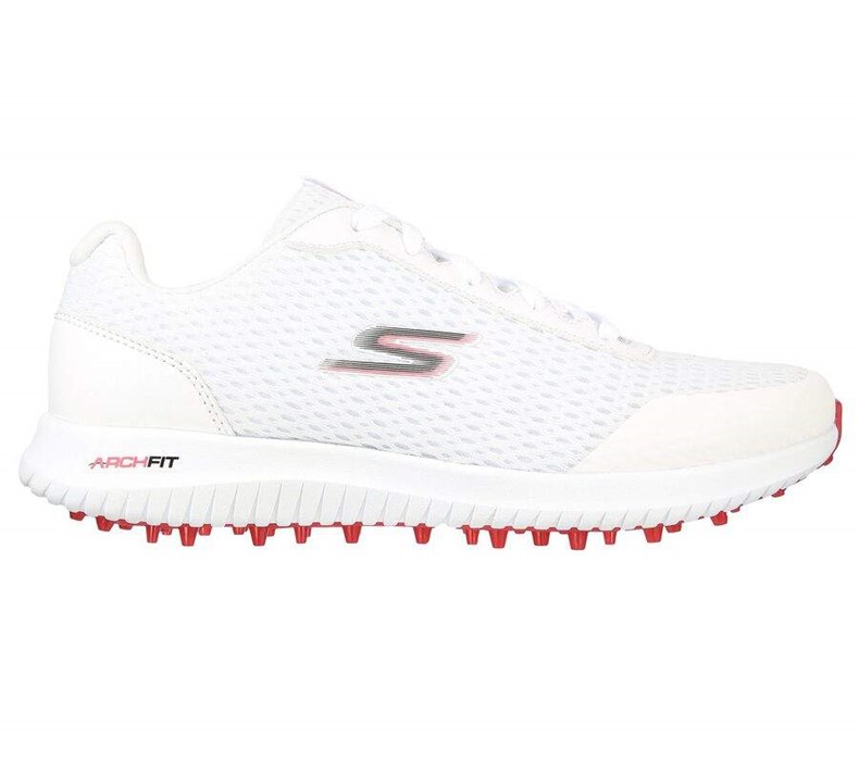 Dámské Golfové Boty Skechers GO GOLF Max Fairway 3 Bílé Růžové | QVMKROC-24