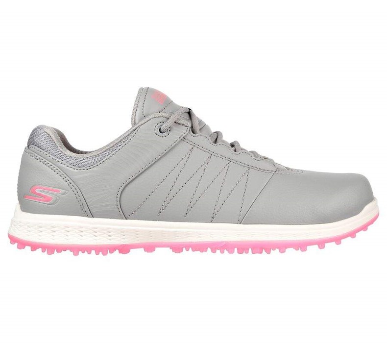 Dámské Golfové Boty Skechers GO GOLF Pivot Šedé Růžové | VMSDXTG-87