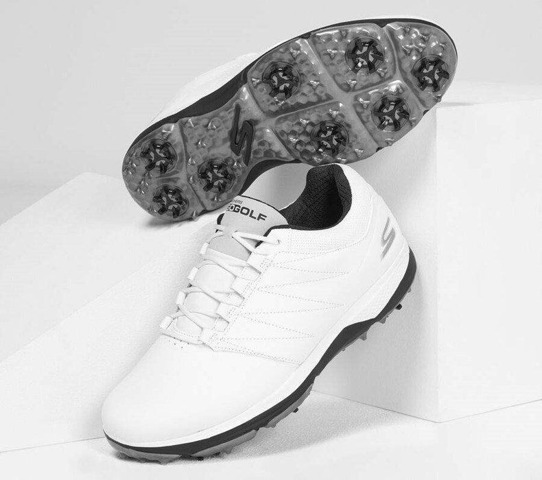 Dámské Golfové Boty Skechers GO GOLF Pro V.4 Bílé Černé | AVGFETK-84