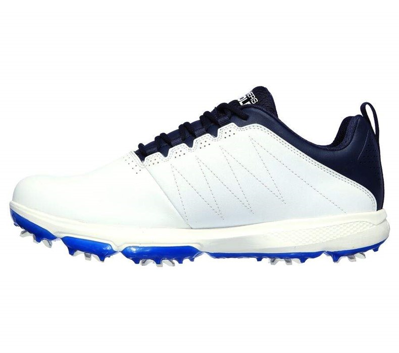 Dámské Golfové Boty Skechers GO GOLF Pro 4 - Legacy Bílé Tmavě Blankyt | TIWMYFL-60