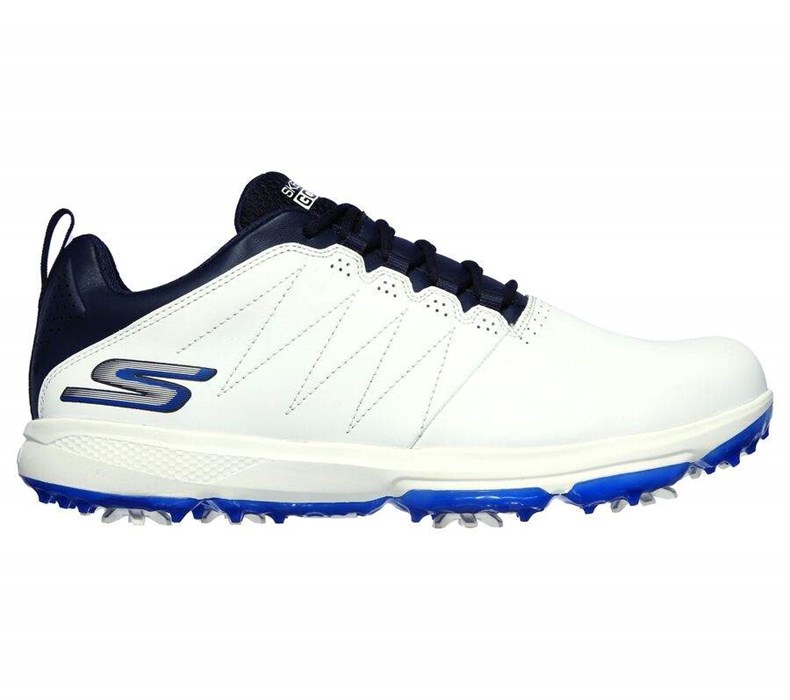 Dámské Golfové Boty Skechers GO GOLF Pro 4 - Legacy Bílé Tmavě Blankyt | TIWMYFL-60