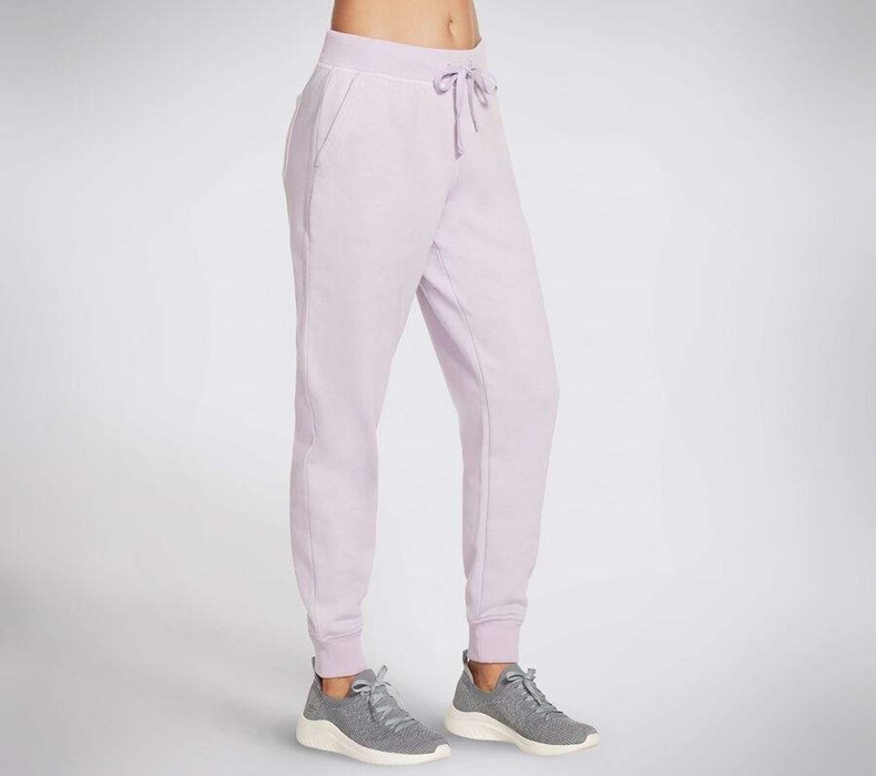 Dámské Kalhoty Jogger Skechers Diamond Levandule | PQJOELN-37